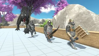 Black Spinosaurus Chases All Units - Animal Revolt Battle Simulator