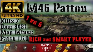 World of Tanks M46 Patton Replay - 7 Kills 8.4K DMG(Patch 1.6.0)