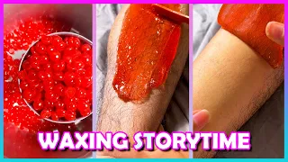 🌈✨ Satisfying Waxing Storytime ✨😲 #436 I shaved my hair right before my cousin's wedding