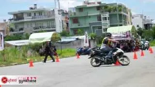 2013 08 18 XW TV  MotoGymkhana R5 - Quang Thong - Exciter 135 - Heat 2 - 4th Place