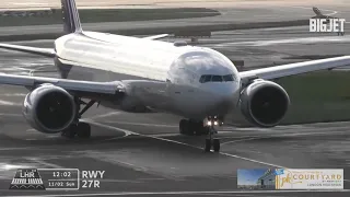 LIVE: CLOSE-UP NOISY TAKEOFFS at London Heathrow Airport