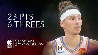 Lindy Waters 23 pts 6 threes vs Adelaide 2022 Preseason