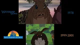 Watership Down (1978/1999-2001): side-by-side comparison