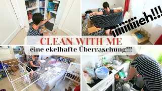 CLEAN WITH ME | ekelhafte Überraschung! | riesige Wäscheberge | Putzmotivation