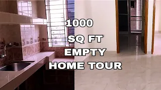 Empty house tour | 1000 SQ FT flat | Dhaka | Bangladesh