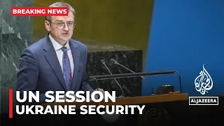 Ukraine’s top diplomat tells skeptics at the UN that his country ‘will win the war’
