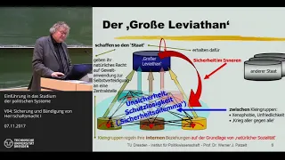 Grundkurs Politische Systeme - 4/14 - Sicherung & Bändigung von Herrschaftsmacht I - Prof. Patzelt