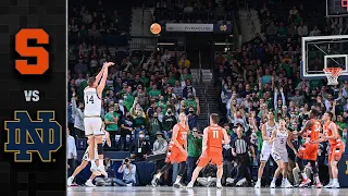 Syracuse vs. Notre Dame Men's Basketball Highlights (2021-22)