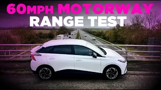 MG4 60 mph Motorway Range Test - how far will it go?