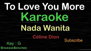 TO LOVE YOU MORE-Céline Dion|KARAOKE NADA WANITA​⁠ -Female-Cewek-Perempuan@ucokku