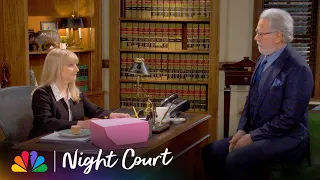 Dan Fielding and Judge Abby Share a Sweet Moment | NBC's Night Court