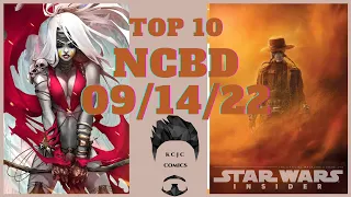 TOP 10 NEW COMIC BOOK DAY (NCBD) FOR 09/14/22