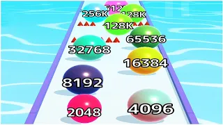 Ball run infinity - 2048 ball run - merge balls 2048 - Gameplay Walkthrough - Max Levels (Lvl 26-50)