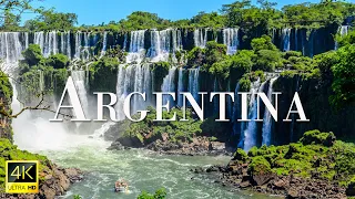 FLYING OVER ARGENTINA (4K UHD) - Relaxing Music Along With Beautiful Nature Videos - 4K Video