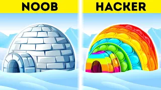 WOW! Giant DIY Ice Igloo ❄️ Awesome Winter Crafts And Funny Kids Stories