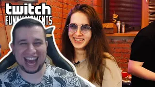 Манурин смотрит Топ Моменты с Twitch | Бустер Выгнал Генсуху | Эксперименты Modestal |  Fall Guys