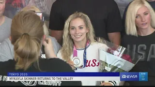 MyKayla Skinner returns to the Valley after Tokyo Olympics