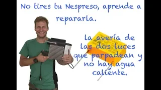 #Nespresso - No calienta el agua y las luces parpadean todo el tiempo - No la tires, reparala.