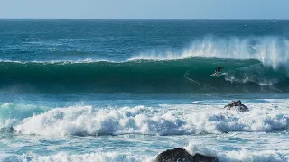 Surfing Praia Da Arrifana South Portugal - Kanguru Point Algarve | Storm Barra 2021