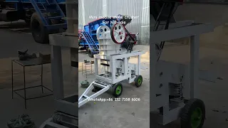 No.1 Mini small diesel engine powered mobile stone crusher,gravel rock crusher,jaw crusher station