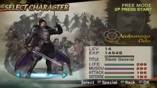 Samurai Warriors 2 All Characters [PS2]