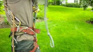 rope walking with a footlock strap