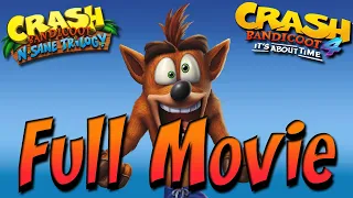 Crash Bandicoot 1-4 All Cutscenes Full Movie HD