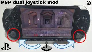 Playstation portable PSP 2004 dual joystick mod - optimization for first person shooters