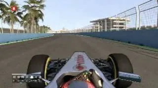 F1 2011 Valencia Time Trial with Kers and DRS 1:37:295