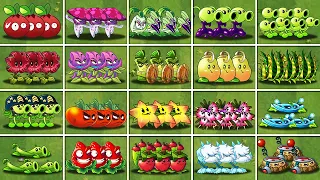 Random 20 Teams 3 Plants - Who Will Win? - Pvz 2 Plant vs Plant