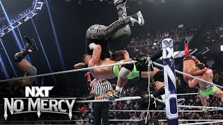 All four teams clatter the ring with a quadruple Superplex: NXT No Mercy 2023 highlights