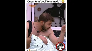 Caio com medo da mulher 😂 se eu durmo com alguém minha Muié entra aqui dentro #bbbmeme #memebbb #bbb