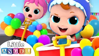 Balloon Car Race Song | Nursery Rhymes & Kids Songs - Little Angel