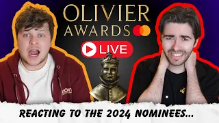 reacting to the 2024 Olivier Award Nominations - LIVE