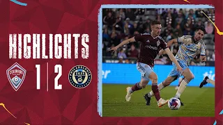 HIGHLIGHTS: Ronan scores his first goal for the Rapids, Colorado falls 2-1 to Philadelphia