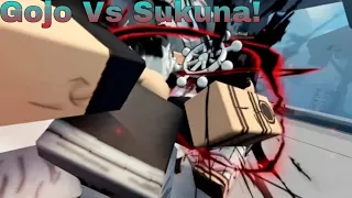 Gojo Satoru Vs Sukuna Ryomen In Roblox Sorrcer's Battlegrounds! (Remake)