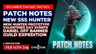 Let's Discuss the Eternal Evolution Patch Notes | NEW SSS HUNTER VAZARIS | Feb 14th '24