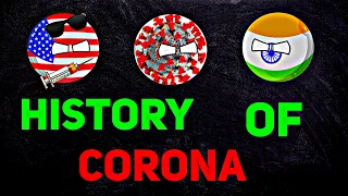 [HISTORY OF CORONA]⚠️🦠💉 In Nutshell || [CRAZY PANDEMIC]🥵🥶⚔ #shorts #countryballs #geography #mapping