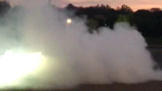 Lexus GSF Burnout