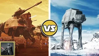 Star Wars Versus: AT-TE VS. AT-AT - Star Wars Basis Versus #40