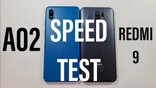 Samsung A02 vs Xiaomi Redmi 9 Speed Test