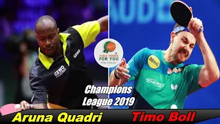 Timo Boll - Quadri Aruna | Men's Champions League I  2018-2019