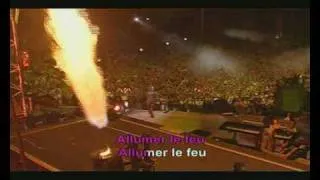 Johnny Hallyday - Allumer le feu - vidéo clip - Karaoké - Fr.avi