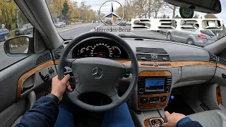 2003 Mercedes-Benz S350 (W220) V6 G-Tronic /POV test drive #24 ///Xander POV Drive