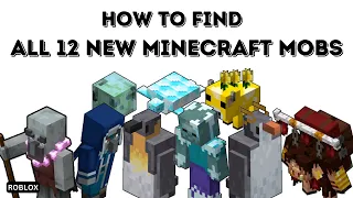 How To Find All 12 New Mobs in Find The Minecraft Mobs | Roblox