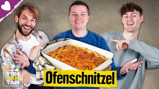 Ofenschnitzel | Zwiebel-Sahne-Schnitzel mit Aaron | Lieblingsrezept