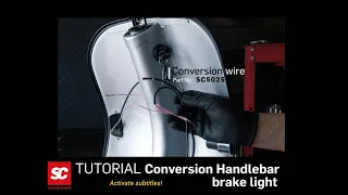 Tutorial SC - How to fit a front brake light switch to disc brakes - BGM Vespa PX