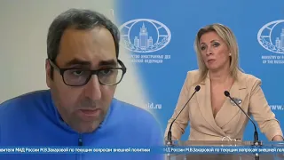 Захарова не смогла ответить на острые вопросы армянского журналиста