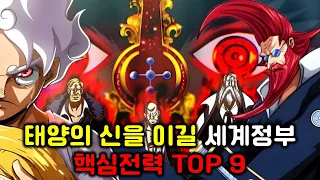 조이보이 루피와 싸우게 될 세계정부 핵심 전력 TOP 9