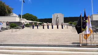 21 gun salute for those who fell Korean War